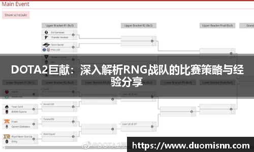 DOTA2巨献：深入解析RNG战队的比赛策略与经验分享